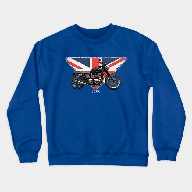 Flag waver Crewneck Sweatshirt by motomessage